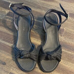 Rothy's Black Sandals with Adjustable Straps